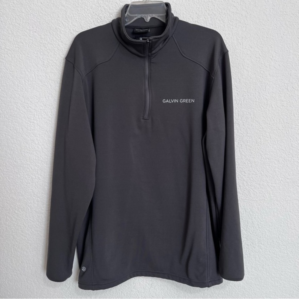 Galvin Green Gray Golf Insula Technology Half Zip Thermal Pullover XXL